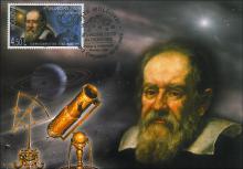 IM0056 ”Europa 2009. Astronomie.” /”Galileo Galilei (1564-1642). Astronom şi fizician italian.”, marca MP0678/