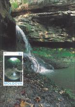 IM0020 ”Europa 2001. Apa - comoara naturii.” /”Cascadă” (Saharna, Județul Orhei), marca MP0419/