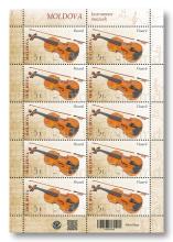 MP1382 ”Instrumente muzicale” (coala ”Vioară”)
