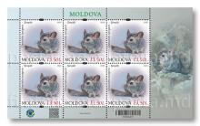MP1387 ”Faună. Mamifere rozătoare.” (coala ”Veveriță”)
