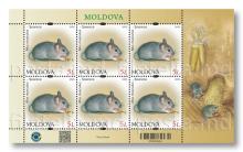 MP1385 ”Faună. Mamifere rozătoare.” (coala ”Șoarece”)