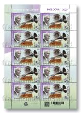 MP1390 ”Invenții și descoperiri” (coala ”Emile Bernirer (1851 - 1929). Gramofon. 1887.” )