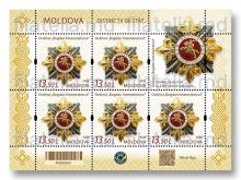 MP1436 „Distincții și medalii ale Republicii Moldova” (coala „Ordinul „Bogdan Întemeietorul””)