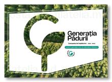 CPMF0186 ”Generația Pădurii”. Campania de împădurire.” (verso carte poștală cu marcă fixă)