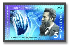 MP1391 ”Invenții și descoperiri” (marca ”Wilhelm Conrad Rontgen (1845 - 1923). Razele X (Rontgen). 1895.” )