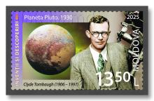 MP1392 ”Invenții și descoperiri” (marca ”Clyde Tombaugh (1906 - 1977).Planeta Pluto. 1930.” )