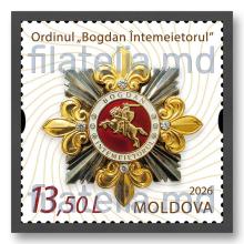 MP1436 „Distincții și medalii ale Republicii Moldova” (marca „Ordinul „Bogdan Întemeietorul””)